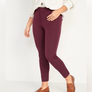 Burgundy Pixie Pants - size 10 tall